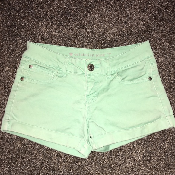Mint green shorts - Picture 1 of 5